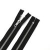 Zíper de Metal Cobre Nº 5 com Dentes de Platina, Zíper de Fechamento Único para Bolsos de Calças, Roupas, Artigos de Couro, Acessórios de Bagagem