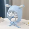 Chapéu Fino de Outono para Bebê, Touca Super Fofa e Adorável para Bebê, Chapéu com Proteção para Orelhas de Recém-nascido, Chapéu Infantil Unissex
