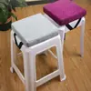 Taburete Cuadrado Taburete de Plástico Cojín para Taburete Cojín Cuadrado para Silla de Fábrica de Ropa Cojín Espeso de Esponja para Niños Cojín Transpirable para Glúteos Vela Excelente