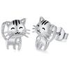 Cao Shi série animal bonito brincos gato brincos feminino estudantes presente de aniversário brincos fonte fabricantes atacado