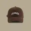 Gorra de béisbol versátil de gran circunferencia para mujer, de alta gama, estiliza el rostro, ala grande, protección solar, estilo coreano, protección UV, gorra de pico de pato