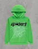 Sudadera con capucha de forro polar grueso de peso pesado 450 g, original de ultramar, para hombre, con estampado de espuma de Araña Sp5Der