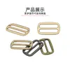 Hebilla Rectangular de Media Pulgada de Espesor con un Ancho Interior de 38 mm, Hebilla Rectangular para Correas de Mochila, Hebilla de Ajuste de Longitud de Correa, Hebilla de Tres Niveles