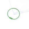 Alambre de color creativo anillo de alambre cable de acero rotación llavero llavero joyería diy