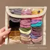 Diademas de Colores para el Cabello de Niñas, Bandas para el Cabello de Bebé, Alta Elasticidad, Cuerdas para el Cabello que No Dañan, Bandas para el Cabello de Niñas para Coletas Altas