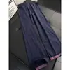 Pantalones casuales versátiles de corte recto estilo americano para hombre, nuevos de verano vintage modernos de alta calle color block holgados de pierna recta acampanados