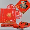 Pareados Publicitarios, Pareados de Primavera Personalizados, Juegos de Bolsas de Regalo, Pareados de Papel de Arroz, Sobres Rojos para Ventana, Promoción Corporativa, Pareados de Primavera con Logo Personalizado