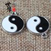 Accesorios de joyería DIY ebay accesorios de joyería de aleación zakka Feng Tai Yin y Yang chismes gota de aceite accesorios de colgante