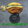 Mesa de Centro Retro Clásica de Resina, Barra de Libros, Cafetería de Té con Leche, Mesa de Comedor Comercial para Restaurante, Mesa Redonda Pequeña, Mesa de Centro Moderna de Madera Maciza