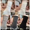 Calcetines de media pantorrilla para mujer para otoño e invierno, calcetines dulces estilo coreano para niñas, calcetines de encaje de lunares, calcetines largos versátiles estilo universitario
