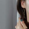 Pendientes con borlas, pendientes de onda en forma de S, pendientes elegantes, pendientes largos, pendientes de estilo diosa de moda, regalo popular para mujer.