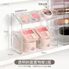 Suporte Organizador de Pincéis Rack para Pincéis de Maquiagem Batom Compartimentado Paleta de Sombras Pincel de Sobrancelha Suporte para Pincéis de Grande Capacidade Prateleira para Armazenamento de Pincéis de Base