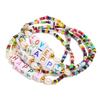 Wanxing Europeu e Americano Novo Colorido Resina Gotejando Óleo Carta de Amor Colorida Pulseira Empilhada Pulseira Swiftie