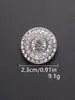 Botones Redondos Dorados Tachonados con Diamantes, Más Vendidos Transfronterizos para Suéteres, Abrigos, Zapatos y Sombreros, Botones Decorativos Cosidos a Mano, Bricolaje, en Stock