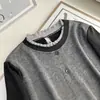 Camiseta Interior Cálida de Mujer Talla Grande Otoño e Invierno Nueva Elegante con Forro Polar Falso Dos Piezas Cuello de Encaje para Chicas Gordas 9241