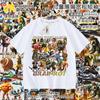 Roupas de Boneco de Palito de Madeira Tongtongge Camiseta Infantil Montanha e Mar Estrangeiro Abstrato Camisa Clássica de Manga Curta de Verão para Meninos Tendência Ins