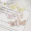 1.2 Agujero Recto Cadena de Teléfono Mariposa Estéreo Diseño DIY Colgante de Correa para Funda de Teléfono Accesorios de Piedra de Cristal Colgante Joyería