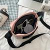 Bolso pequeño para mujer, novedad de 2021, moderno bolso bandolera de un solo hombro estilo coreano, bolso de lona estilo Harajuku ulzzang para estudiantes.