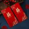 Sobres Rojos de Lujo de Mil Yuanes para Regalos de Boda, Sobres Rojos Creativos para Recién Casados