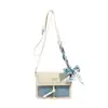 Elegante Bolso de Mano Pequeño Texturizado para Mujer, Nuevo Bolso Versátil de Hombro Cruzado Verano 2025, Bolso Pequeño Cuadrado con Bloques de Color para Mujer, Mayoreo