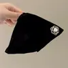 Accesorio para el cabello estilo Hepburn de lunares con una pinza de tiburón grande, diseñado para cabello voluminoso, adecuado para coletas altas, pinza de cangrejo triangular, accesorio para el cabello para mujer