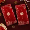 Nuevo Estilo Sobre Rojo de Boda con Carácter "Doble Felicidad", Papel Rígido, Borgoña, Bolsa de Sobre Rojo de Boda China de Alta Gama
