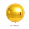 Oro Plata Oro Rosa 10 Pulgadas 15 Pulgadas 18 Pulgadas 22 Pulgadas 32 Pulgadas 50 Pulgadas 60 Pulgadas Globos de Película de Aluminio 4D