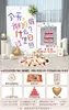 Decoración de Primera Fiesta Estilo Ins Estilo Coreano Fondo de Escena Pared para Niños y Niñas Fiesta de Bebé Tablero Kt con Acabado de Alta Gama 1