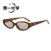 Gafas de Sol Ovaladas Retro, Montura Pequeña Estilo Americano, Gafas con Bisagra Transfronterizas Modelo Nuevo, Gafas de Alta Gama para Mujer