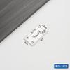 Conector de muebles con soporte fijo de ángulo recto de 90 grados engrosado de acero inoxidable, placa laminar, placa plana, fijador de hierro angular
