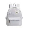 Mochila de Chica Conejo con Lunares Negros para Mujer, Moda Coreana Versátil de Diseño de Nicho Mochila de Dropshipping Transfronterizo