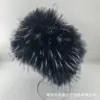 Gorro elástico tejido de piel sintética transfronterizo europeo y americano sin pompón, Gorro diadema cálido, Gorro sin visera, Accesorio para el cabello tipo diadema, Estilo Chanel