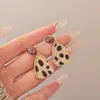@ Oferta Especial @ Brincos Coreanos de Forma Geométrica Temperamento da Moda Cor de Contraste Nicho Design de Luxo Leve Brincos Studs e Brincos para Mulheres