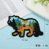 Novos Patches de Bordado de Animais Céu Estrelado Adesivo Termocolante Patches de Bordado Feitos à Mão DIY para Sapatos, Chapéus, Acessórios e Materiais de Vestuário Atacado