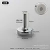 Venta directa acero inoxidable fondo negro y blanco pie de ajuste de plástico soporte de equilibrio fijación mecánica muebles pie de ajuste de nylon atornillado a mano