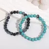 Pulseira popular de contas europeia e americana pulseira de casal de turquesa transfronteiriça joia estilo rede vermelha de pedra natural feminina em estoque atacado