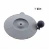 Taza de 10 cm tapa de silicona para taza tapa creativa para taza puede poner cuchara tapa de taza con cabeza redonda tapa antipolvo fabricantes