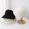 Sombrero de Sol de Ala Ancha Estilo Coreano y Sombrero Protector Solar para Mujer Primavera y Verano Elegante Combinable con Todo Elegante para Viajes Protección Ultravioleta Sombrero de Pescador