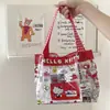 Bolsa de Maquillaje Transparente de PVC Nueva Dibujos Animados Portátil Gran Capacidad Impermeable Bolsa de Almacenamiento para Cuidado de la Piel Neceser Estilo Japonés Portátil