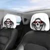 Funda de reposacabezas de coche de terror y divertida, funda de asiento a prueba de polvo, almohada de coche y funda de almohada para el cuello altamente transpirables