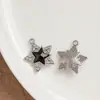 Nuevo Colgante de Aleación Microincrustado Accesorios para Joyería DIY Pulsera Collar Colgante de Joyería Estrella Luna Venta al por Mayor