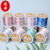 Gradiente de Color Dopamina No. 7 DIY Handmade Cuerda Nudo Chino Hilo Pulsera Collar Colgante Accesorio Colorido Hilo