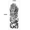 Rey Lobo Cabeza de Lobo Dominante Tatuaje Calcomanía Brazo Conjunto Transfronterizo Calcomanía de Brazo Completo Patrón Grande Calcomanía de Transferencia de Agua Tatuaje
