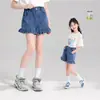 Tutu Elefantito Ropa Infantil Niñas Shorts de Mezclilla 2026 Verano Nuevo Estilo Infantil Delgados Suaves de Mezclilla Pantalones Cortos Muy Bonitos