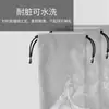 Venta Caliente Transfronteriza Gris-Negro Terciopelo Empaque de Joyería Batería Portátil para Celular Gafas Audífonos Bolsa Pequeña con Cordón