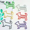 Clipes de Papel, Clipes de Papel Metálicos Coloridos de Formato Especial, Clipes Marcadores de Página, Material de Escritório para Estudantes, Armazenamento de Arquivos, Criativo e Fofo
