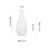 Garrafa de Álcool em Gel de Grande Capacidade em Material PE, Garrafa Plástica Vazia Tipo Bomba para Gel de Banho, Shampoo, 600ml