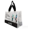 Bolsa Tejida de PP Bolsa de Compras Personalizada Laminada Compuesta Impresión a Color Logo Engrosada RPET Impermeable Estampado de Serpiente