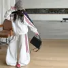 Conjunto de outfit otoño e invierno para niñas 2026, conjunto deportivo casual tipo coreano con bloques de color para niñas mayores