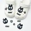 Acessórios de decoração de sapatos DIY para Crocs, fivelas decorativas fofas de pelúcia 3D de desenhos animados, leão e gato do zoológico para a superfície do sapato